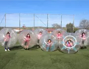 Bubble football en La Fonda del Puente